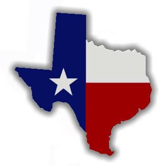 Texas-flag-map